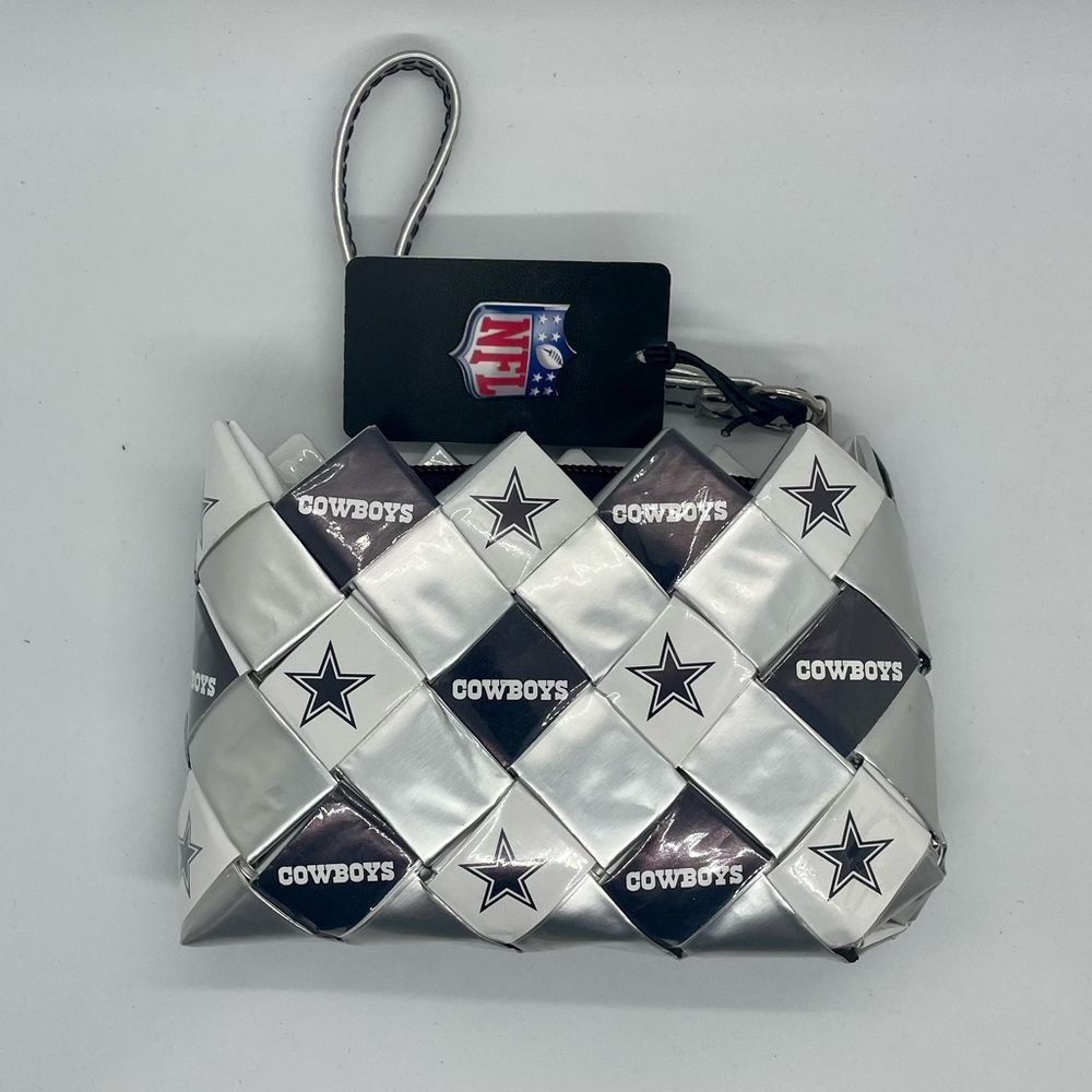 NFL Dallas Cowboys Candy Wrapper Team Small Wristlet Accessory